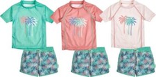 Playshoes Bade Set Shirt Hose 2 Teiler Palmen...
