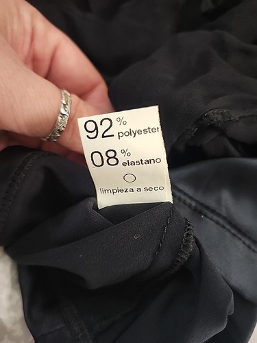 Camicetta abito nero floreale CG Talle donna taglia S N1#14 - Foto 6 di 9