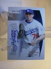 2002 Upper Deck SP Authentic  #145 Victor Alvarez FW, RC, AU, 636/999 (85898)