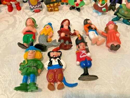 Juplay Vintage Story Book Tale Characters PVC Figurines Lot of 28 - Picture 6 of 11