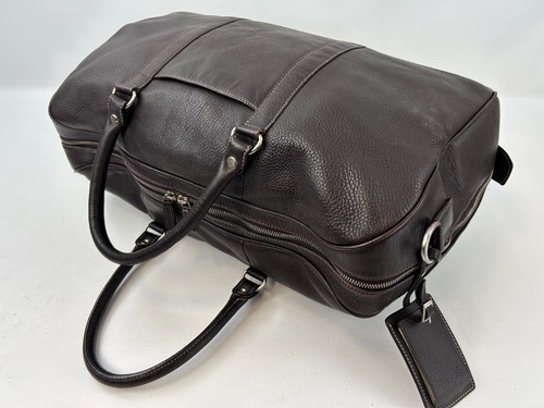 Maletín de viaje vintage de cuero LEVENGER para hombre - Imagen 5 de 12