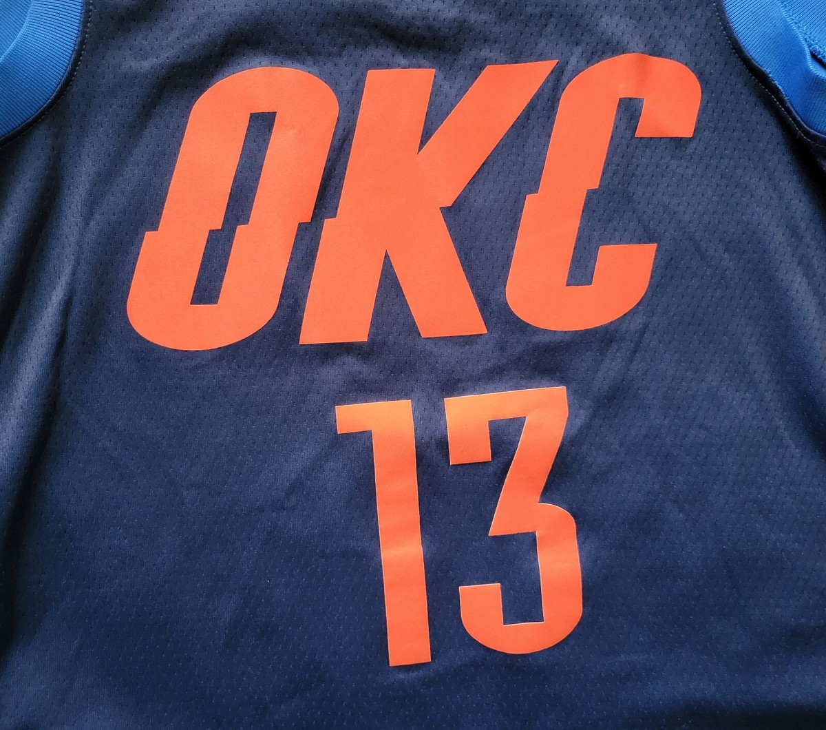 NBA Oklahoma City Thunder Basketball Nike Jersey #13 George