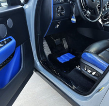 2025 Genuine Sheepskin Leather Color Match Heel Pad Floor Mat for Rolls Royce
