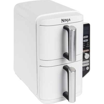 Ninja Double Stack XL 2-Ebenen Heißluftfritteuse SL400EUWH, weiß