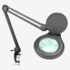 ESD LED Magnifying Lamp w/ Clamp for PCB Soldering, Electronics Repair