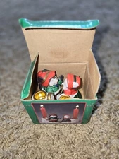 House of Lloyd Notes of Cheer 1992 Christmas Holiday Mice Candle Holders w/ Box