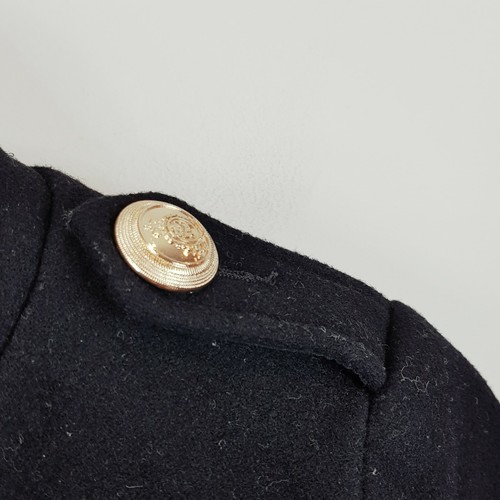 KOOKAI Womens Size 34 or 6 / US 2 Black Double Breasted Officer Jacket - Picture 3 of 7