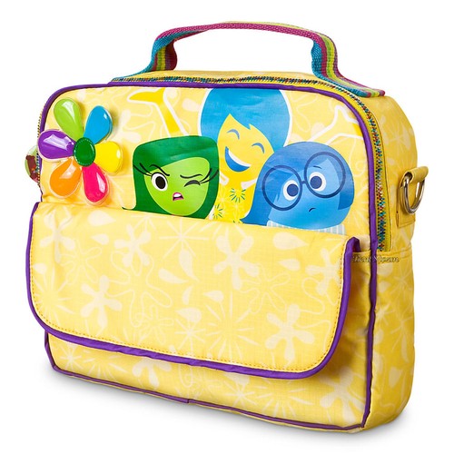 INSIDE OUT Reversible Backpack Messenger Bag Purse Tote Disney Store Versatile - Picture 6 of 7