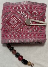 Pin Cushion Needle Book Sewing Notions Machine Rhinestone Charm Handmade 188