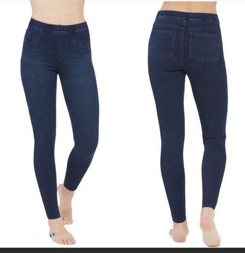 SPANX Jean-ish Ankle Leggings Denim 