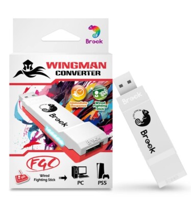 Brook Wingman FGC Converter for PS5 PS4 PC Arcade Joystick for PS5 Tekken 8 SF6