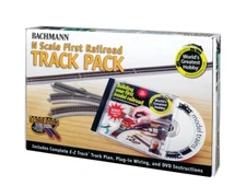 Bachmann ~ N Scale ~ World's Greatest Hobby ~ First Railroad Track Pack~ 44896