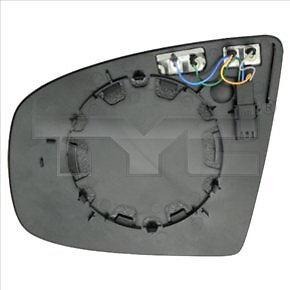 Left TYC 303-0114-1 Mirror Glass, outside mirror for BMW