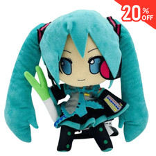 Hatsune Miku Plush Doll 25cm Japanese Anime Stuffed Toy Soft Pillow Kids Gift