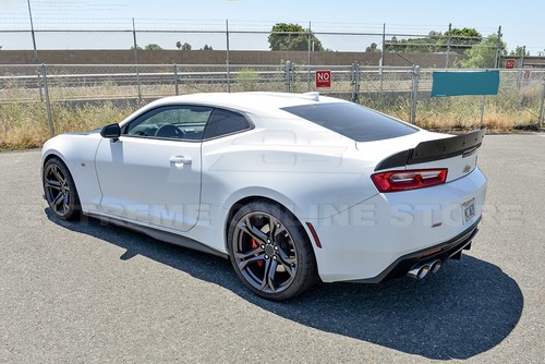 1LE Extended BLACK Rear Trunk Lid Wickerbill Spoiler For 16-Up Chevrolet Camaro - 第 2/11 張圖片