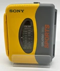 Vintage Sony Sports Walkman WM-SXF10 Yellow AM/FM Cassette Player- PARTS ONLY