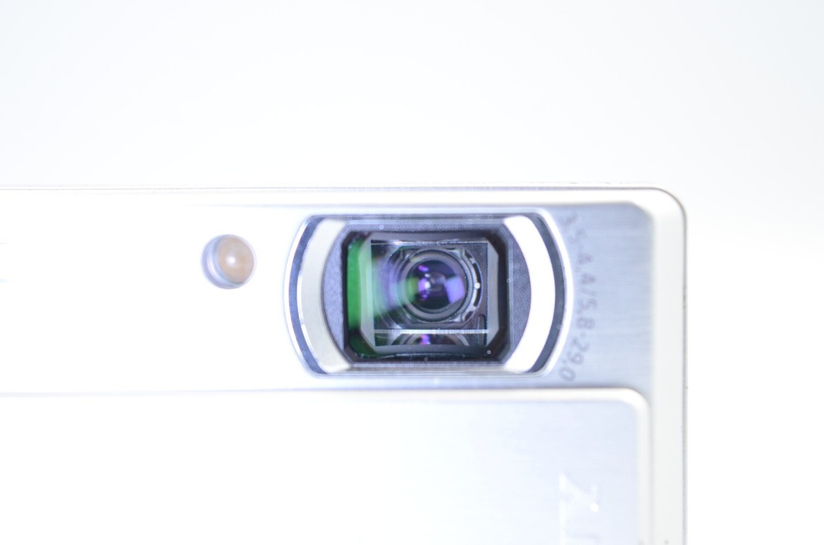Sony Cyber-shot DSC-T100 8.1MP Digital Camera - Silver for