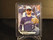 2025 Topps NOW Bobby Witt Jr #OD-91 Road To Opening Day Black Foil Parallel 7/10