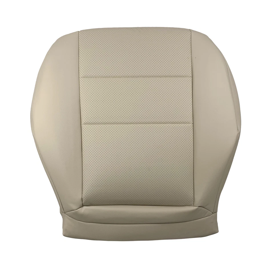 fits 2008 - 2014 Mercedes Benz C250 C300 C350 Driver Bottom Seat Cover Ivory - Image 3 of 4