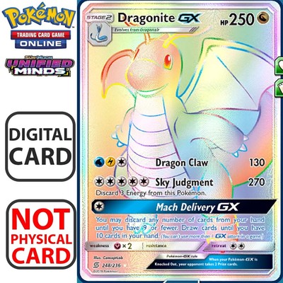 Dragonite Gx Unified Minds Trading Card Ptcgo Pokemon Tcg Online Collectible Card Games Fzgil Pokemon Trading Card Game Dragonite Gx Unified Minds Trading Card Ptcgo Pokemon Tcg Online Collectible Card Games Fzgil Pokemon Trading Card Game