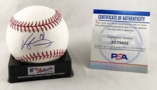 Vaughn Grissom Signed Authentic MLB Baseball Atlanta Braves PSA/DNA 1 COA