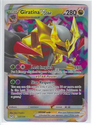 Giratina VSTAR 131/196 - SWSH 11: Lost Origin - Pokemon - NM