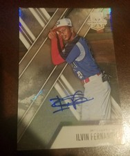 ilvin fernandez signed card autographed 2017 elite extra edition eee auto