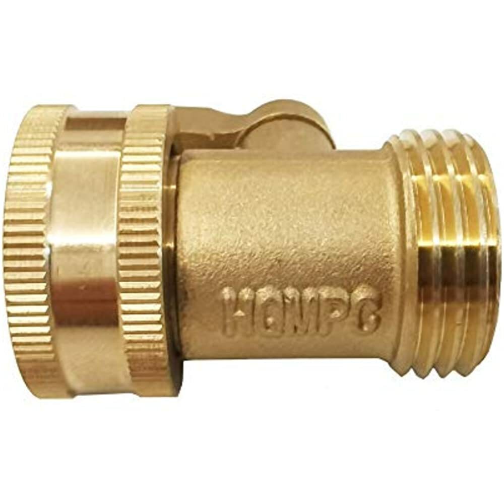 HQMPC Garden Hose Shut Off Valve 3/4" GHT Water Turn Heavy Duty On