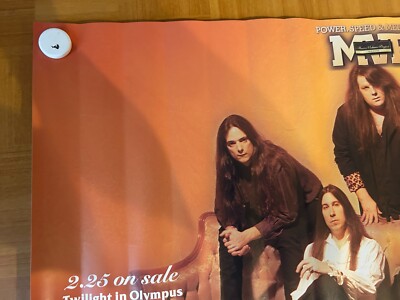 Symphony X / Twilight In Olympus 1998 Japan Original Promo Poster