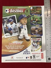 Alex Rodriguez for Backyard Baseball Video Game 2004 Print Ad - Great To Frame!
