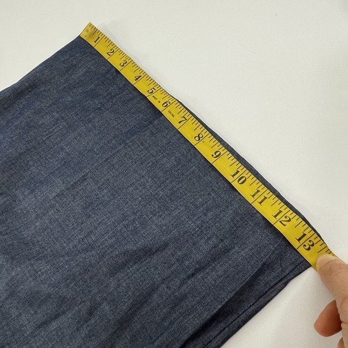 Lily Black Pants Flare Wide Crop Capri Women Size S Chambray Casual Lounge Beach - Picture 6 of 10