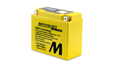 あ バッテリー Kawasaki ZX-10R Ninja (ZX1000E) 2008-2009 Battery (Motobatt) (Each