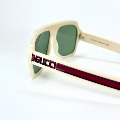 Vintage Gucci Side Logo Sunglasses スクエア Gucci Logo-Print Rectangular Sunglasses | Neiman Marcus