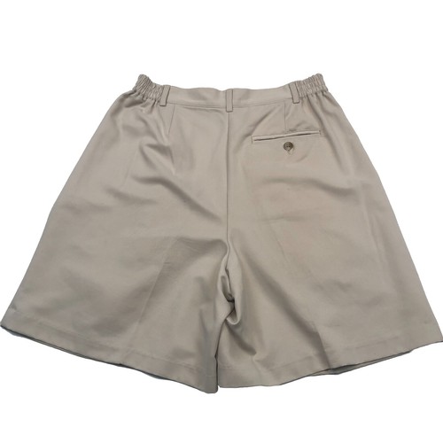 IZOD Golf Shorts Womens Size 8 Tan Pleated Xtra Dry Polyester - Picture 3 of 9