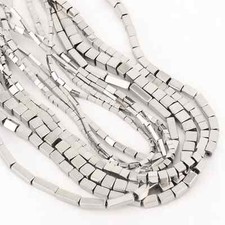 AAA Shiny Rectangle Natural Hematite Square Cube Loose Beads for Jewelry Making