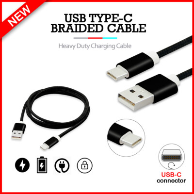 B2G1 Free USB Type-C 10' Braided Cable for Samsung Galaxy S20 FE/Z Flip/Z Fold 2
