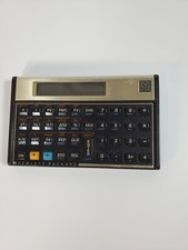 Vintage Hewlett Packard HP 12C Gold Financial Business Calculator Tested WORKS 