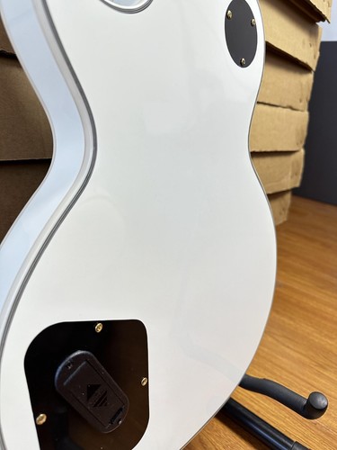 Zakk Wylde White Bullseye LP Electric Guitar Maple Neck Mahogany Body - Picture 12 of 13