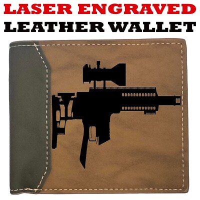 Barrett MRAD - Leather Bifold Wallet - Premium Leather Wallet