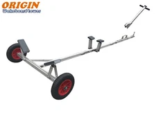 Origin Aluminum Small Boat Trailer Kayak Trailer Hand Dolly w/ T handle