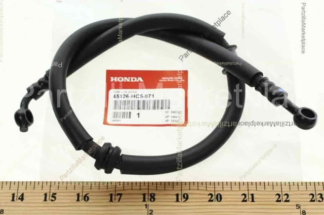 Genuine Honda Front Brake Hose For 1995-1998 TRX300FW FourTrax - OEM Part 45127-HM5-731 - Brand New