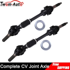 2x Complete Rear Axle For Kawasaki Mule 2510 3010 4000 4010 Trans KAF620 4x4 UTV