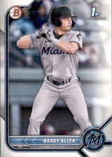 2022 BOWMAN PROSPECT 1ST MIAMI MARLINS - BRADY ALLEN #BP-36