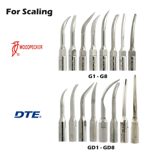 Woodpecker DTE Dental Ultrasonic Scaler Tips Endo Perio Scaling EMS Satelec NSK - Picture 3 of 597