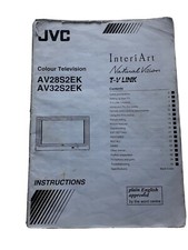 JVC colour tv instructions Manual  for AV28S2EK and   AV32S2EK  interiart