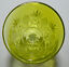 Miniaturansicht 8  - Val St. Lambert, Kristall Weinglas, grünes Glas, facettierter Nodus, 17,6 cm