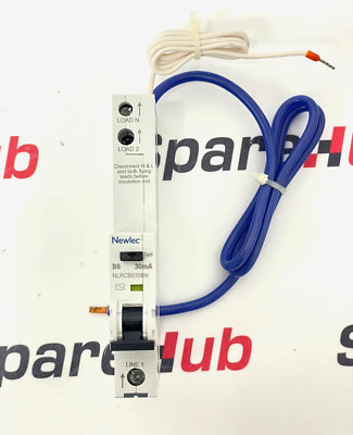 NEWLEC NLRCB630BN Circuit Breaker 6A 1Pole