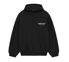 Fear of God Essentials Fleece Hoodie (FW24) AUTHENTIC Black Size（XS-XL）