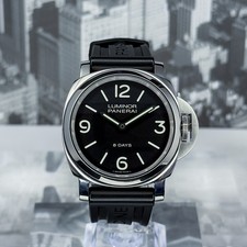 Panerai Luminor 44mm 8 Days Steel Black Watch - PAM00560 - Complete Set 2