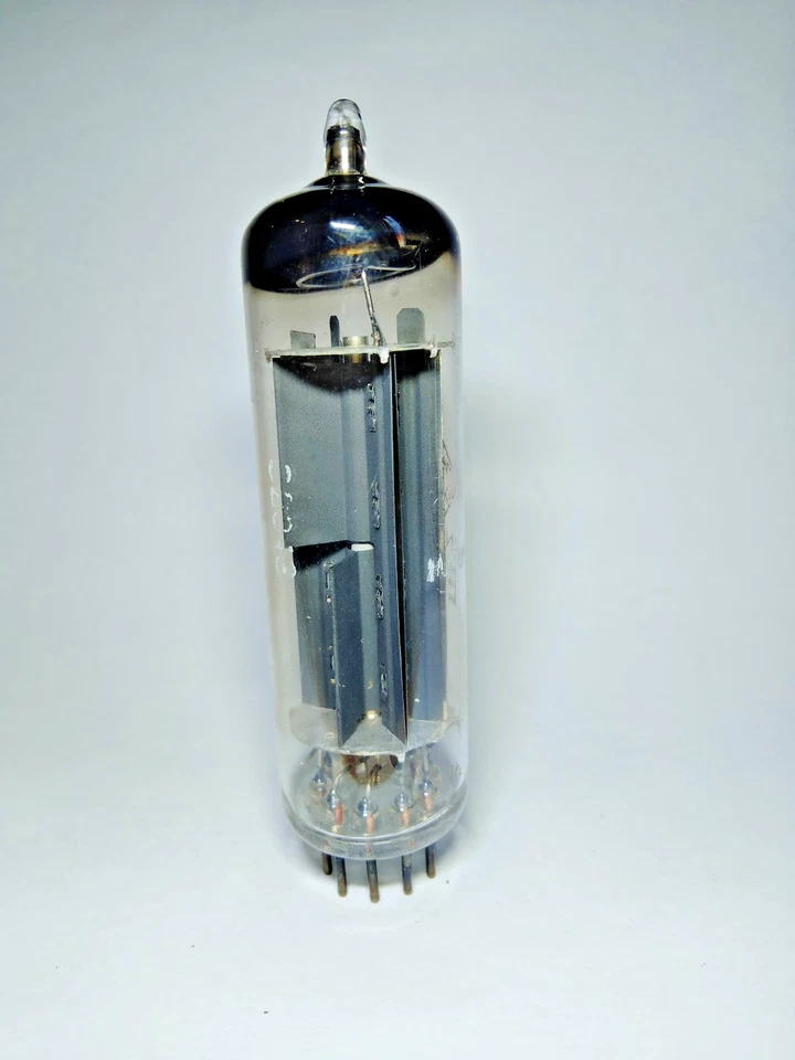 1 peça tubo retificador Telefunken EZ81 USADO - Imagem 2 de 3